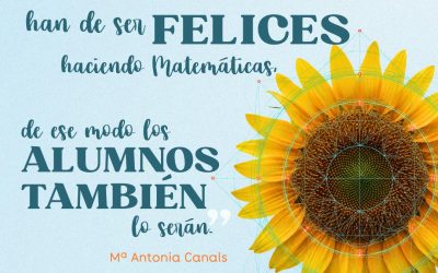 Los maestros han de ser felices haciendo matemáticas